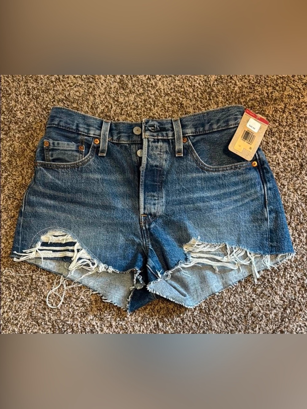 Levi’s 501 High-Waisted Jean Shorts